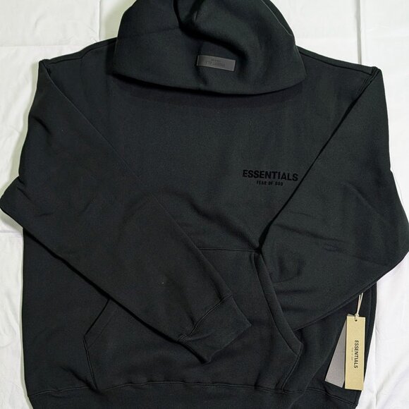 Fear of God Essentials Hoodie Stretch Limo Men's M Size Oversized Hoodie NWT - Picture 3 of 8